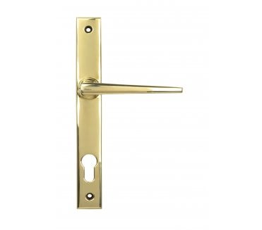 From The Anvil 52607 Eaton Slimline Lever Espag. Lock Set - Polished Brass