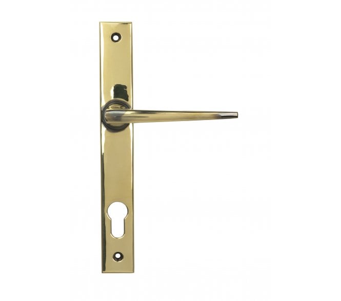 From The Anvil 52608 Eaton Slimline Lever Espag. Lock Set - Aged Brass