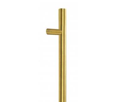 From The Anvil 52627 (Grade 316) - 1500mm Cranked T-Bar Pull Handle (Bolt Through) - Aged Brass