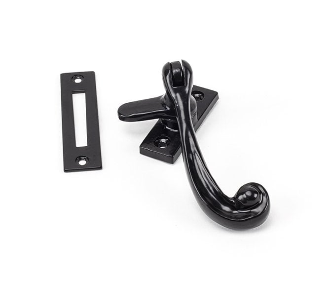 From The Anvil 73138 Rosehead Window Fastener - Black Antique