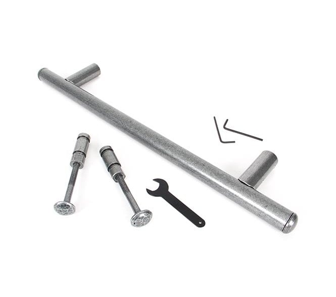 From The Anvil 73185 Guardsman Pull Handle 416mm  - Pewter