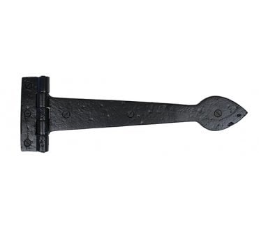 From The Anvil 73226 300mm Cast T Hinges (Pair) - Black Smooth