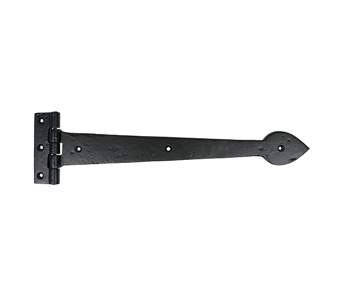 From The Anvil 73227 425mm Cast T Hinges (Pair) - Black Smooth