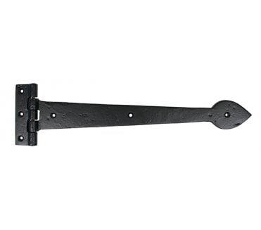 From The Anvil 73227 425mm Cast T Hinges (Pair) - Black Smooth