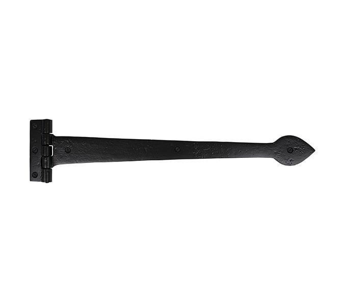 From The Anvil 73228 450mm Cast T Hinges (Pair) - Black Smooth