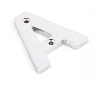 From The Anvil 78mm Alphabet Letters A-Z - Polished Chrome