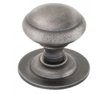 From The Anvil 83505 Plain Centre Door Knob - Antique Pewter