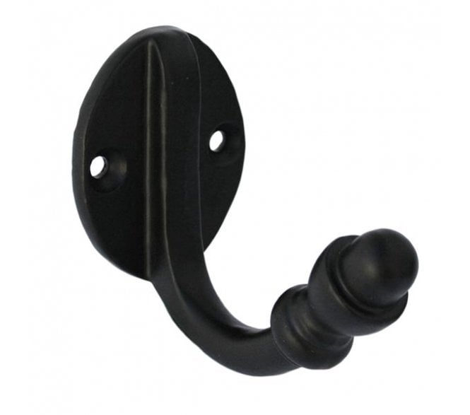 From The Anvil 83522 Blacksmith Coat Hook - Black