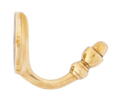 From The Anvil 83524 Period Coat Hook - Polished Brass