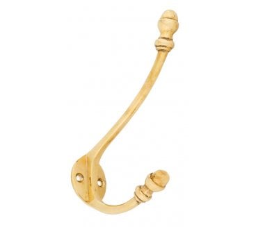 From The Anvil 83525 Hat & Coat Hook  - Polished Brass