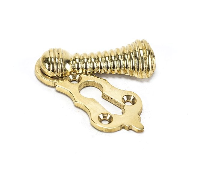 From The Anvil 83554 Beehive Escutcheon - Polished Brass