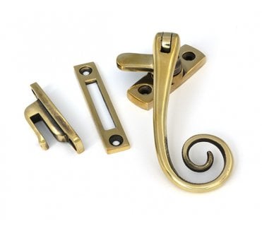 From The Anvil 83565 Monkeytail Window Fastener - Aged Brass