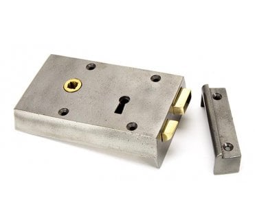 From The Anvil 83583 Left Hand Rim Lock (Small) - Iron