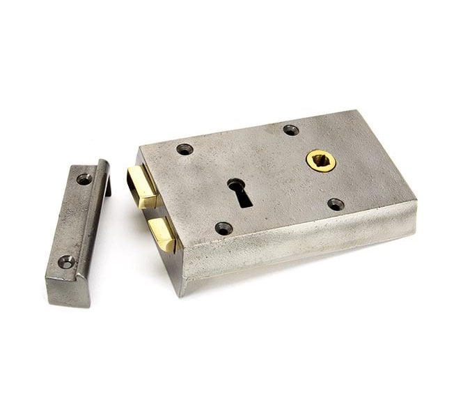 From The Anvil 83584 Right Hand Rim Lock (Small) - Iron