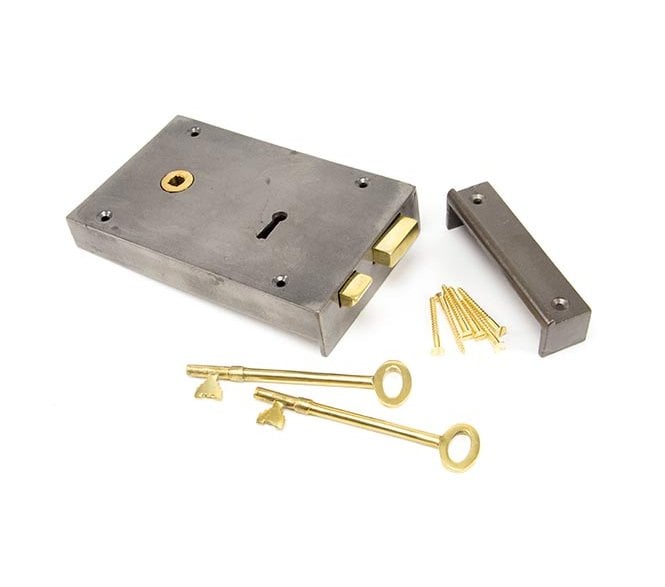 From The Anvil 83591 Left Hand Rim Lock (Large) - Iron