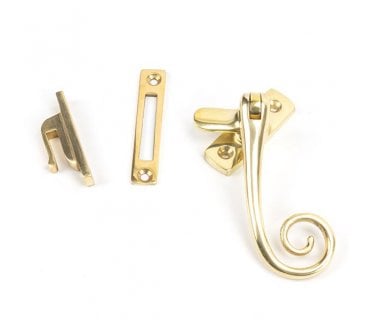 From The Anvil 83593 Monkeytail Window Fastener - Polished Brass