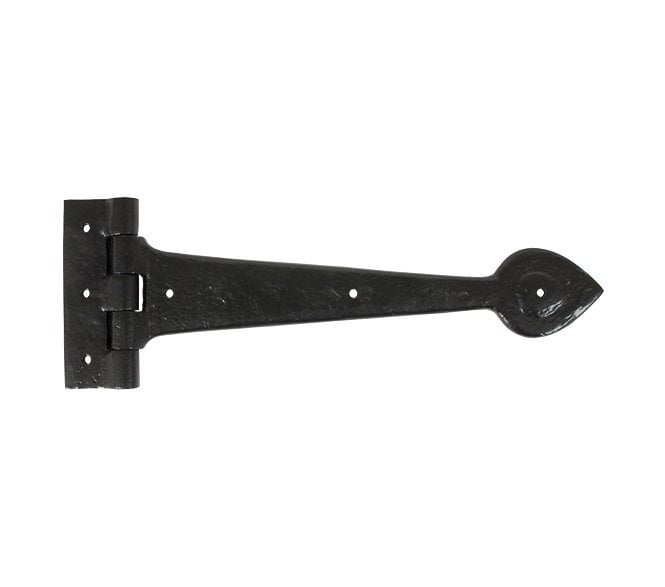 From The Anvil 83621 300mm Cast T Hinges (Pair) - Black Antique