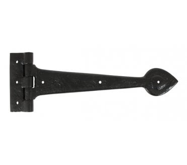 From The Anvil 83621 300mm Cast T Hinges (Pair) - Black Antique