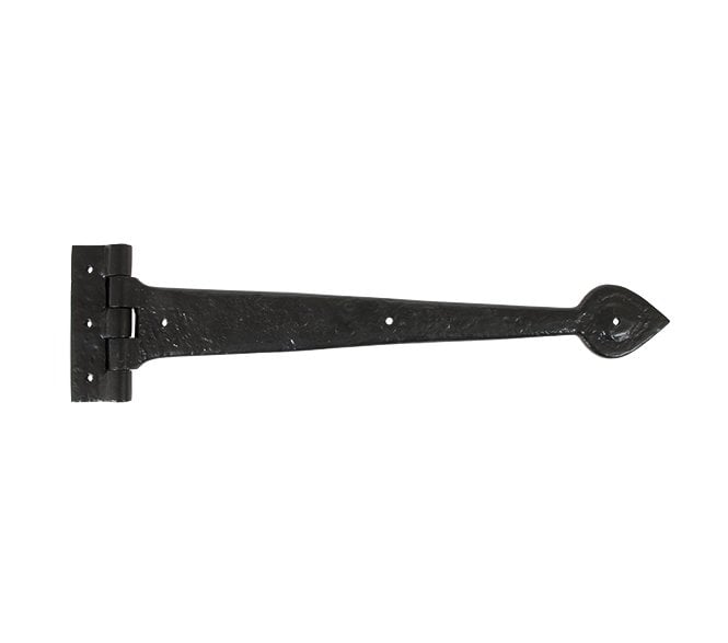 From The Anvil 83622 425mm Cast T Hinges (Pair) - Black Antique