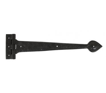 From The Anvil 83622 425mm Cast T Hinges (Pair) - Black Antique