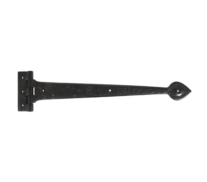 From The Anvil 83623 450mm Cast T Hinges (Pair) - Black Antique