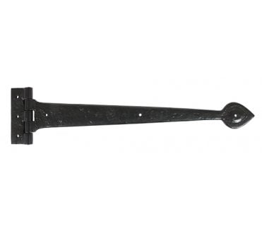 From The Anvil 83623 450mm Cast T Hinges (Pair) - Black Antique