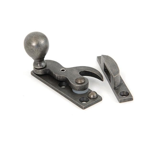 From The Anvil 83643 Blacksmith Standard Hook Sash Fastener - Antique Pewter