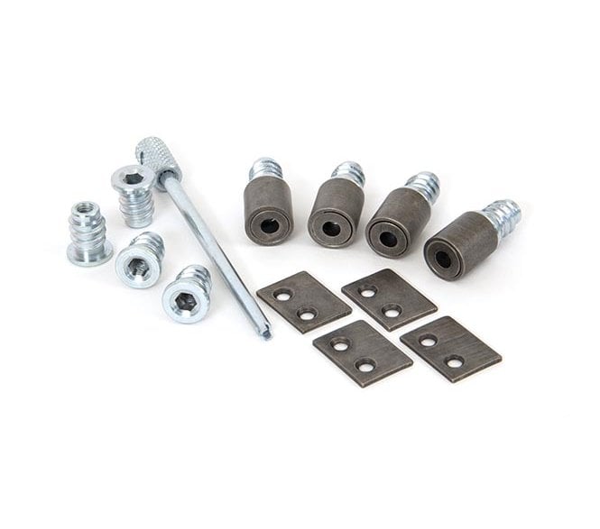 From The Anvil 83644 Secure Window Sash Stops (Pack of 4) - Antique Pewter