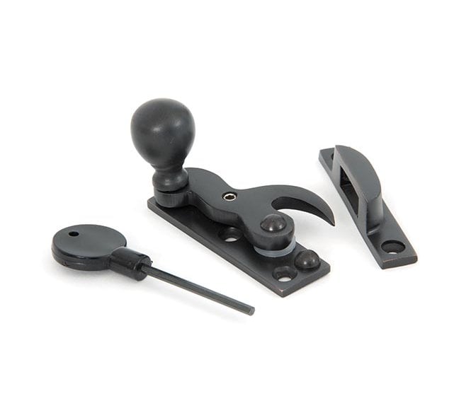 From The Anvil 83650 Blacksmith Standard Hook Sash Fastener - Beeswax