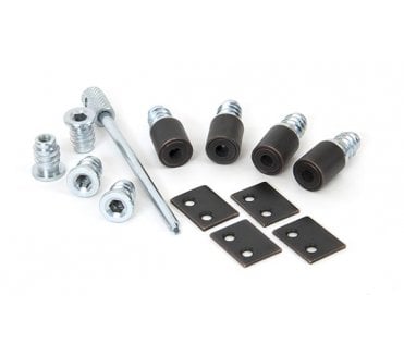 From The Anvil 83651 Secure Sash Window Stops (Pack of 4) - Beeswax