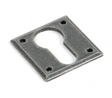 From The Anvil 83656 Avon Euro Profile Escutcheon - Pewter