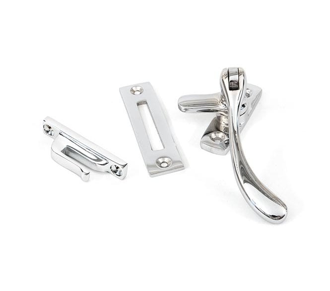 From The Anvil 83697 Cast Peardrop Window Fastener - Polished Chrome