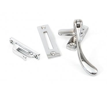 From The Anvil 83697 Cast Peardrop Window Fastener - Polished Chrome