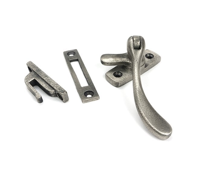 From The Anvil 83698 Cast Peardrop Window Fastener - Antique Pewter