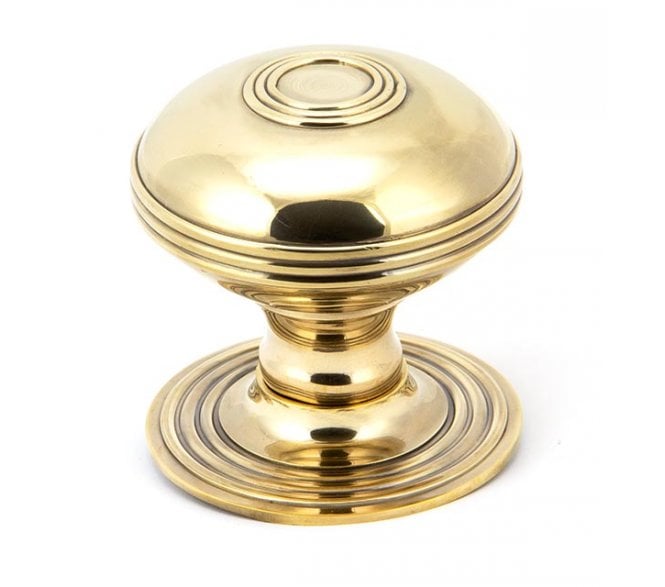 From The Anvil 83782 Prestbury Centre Door Knob  - Aged Brass