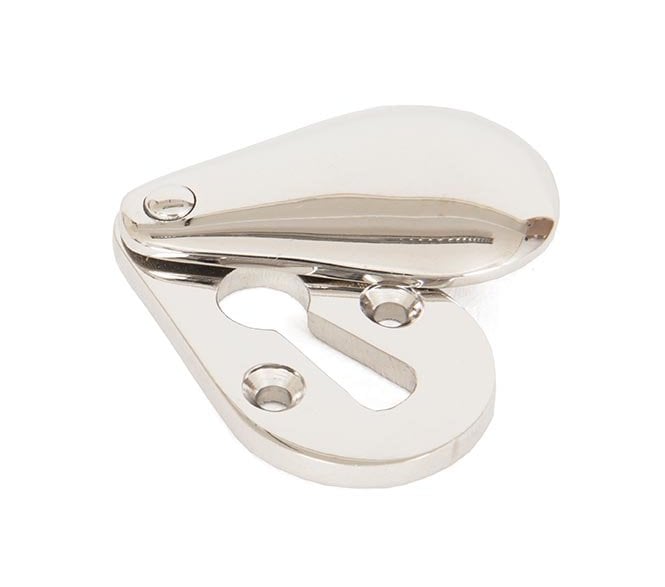 From The Anvil 83808 Plain Covered Keyhole Escutcheon - Polished Nickel