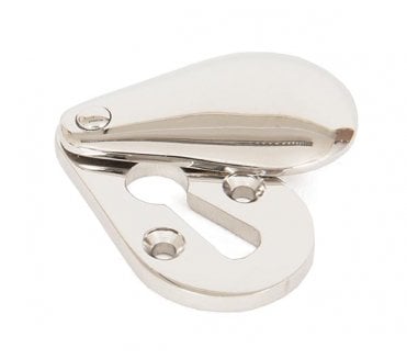 From The Anvil 83808 Plain Covered Keyhole Escutcheon - Polished Nickel