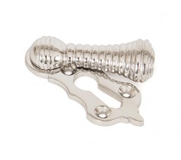 From The Anvil 83809 Beehive Covered Keyhole Escutcheon - Polished Nickel
