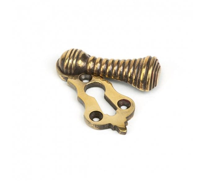 From The Anvil 83817 Beehive Escutcheon - Aged Brass