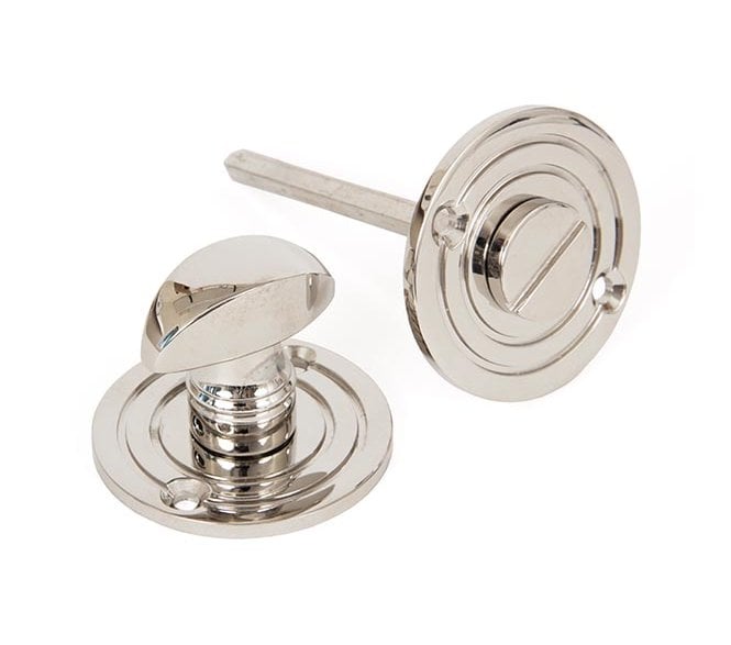 From The Anvil 83824 Round Bathroom Thumbturn - Polished Nickel
