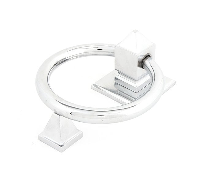 From The Anvil 83837 Ring Door Knocker - Polished Chrome