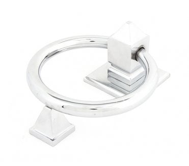 From The Anvil 83837 Ring Door Knocker - Polished Chrome