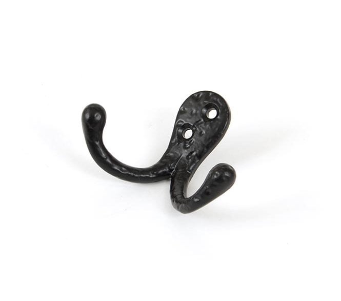 From The Anvil 83843 Celtic Double Robe Hooks  - Black
