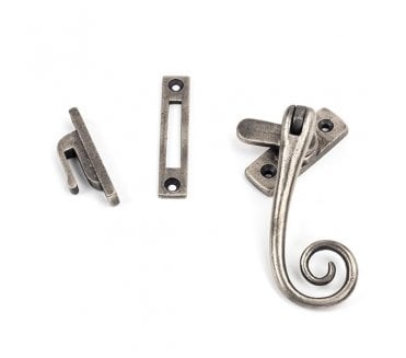 From The Anvil 83850 Monkeytail Window Fastener - Antique Pewter