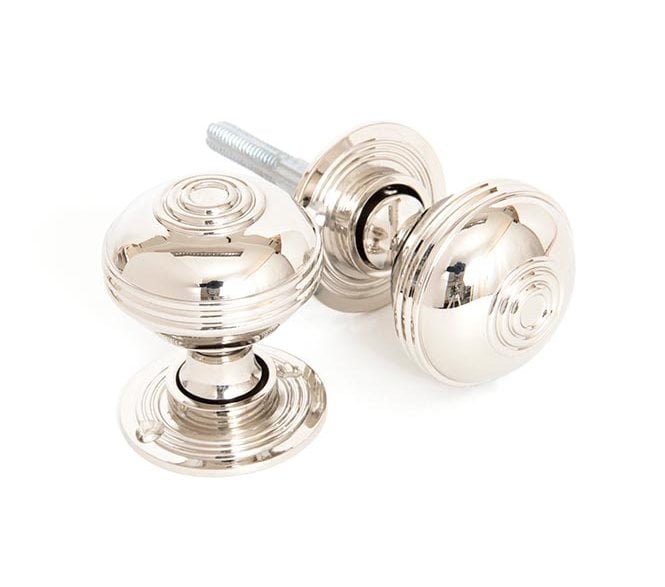 From The Anvil 83855 Small Prestbury Mortice/Rim Knobs - Polished Nickel