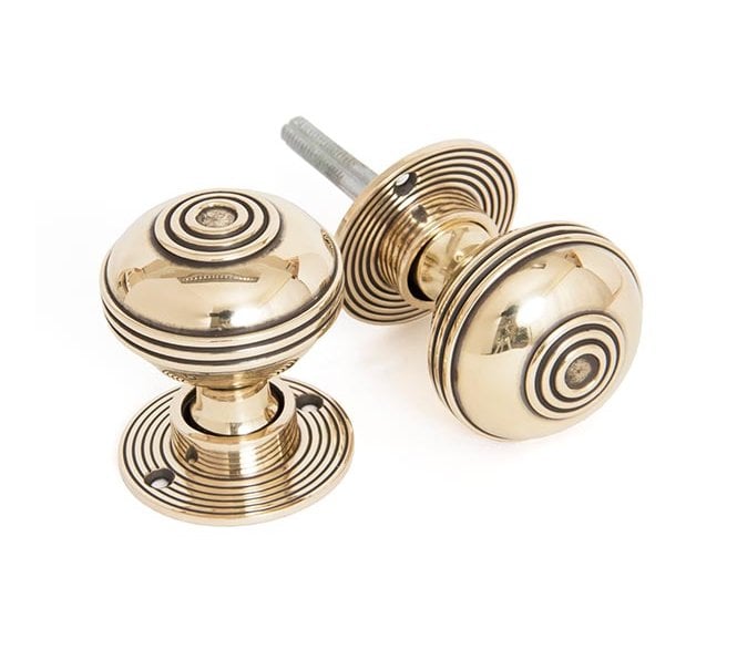 From The Anvil 83857 Small Prestbury Mortice/Rim Knobs - Aged Brass
