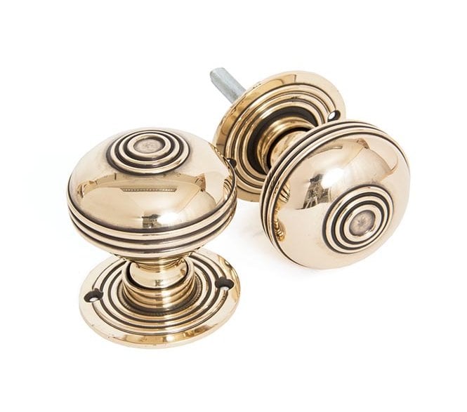 From The Anvil 83858 Large Prestbury Mortice/Rim Knobs - Aged Brass