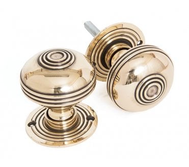 From The Anvil 83858 Large Prestbury Mortice/Rim Knobs - Aged Brass