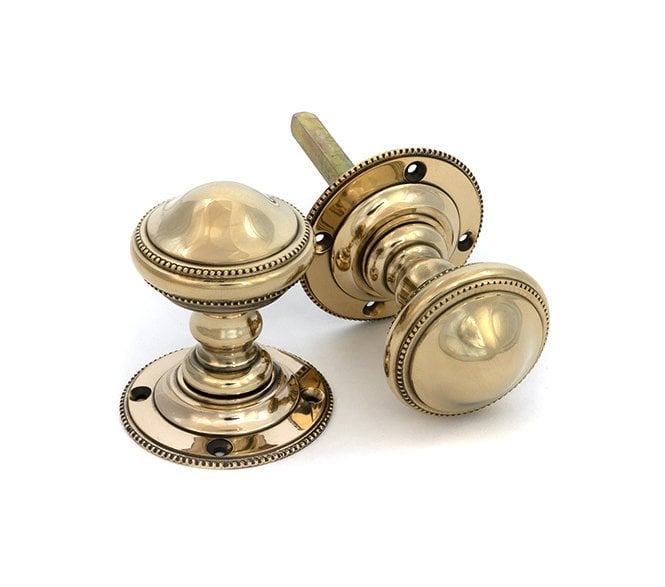 From The Anvil 83862 Brockworth Mortice Knobs - Aged Brass