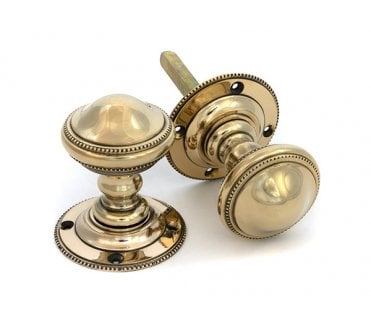 From The Anvil 83862 Brockworth Mortice Knobs - Aged Brass